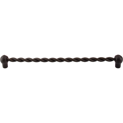Top Knobs M453 Thames Twist Bar Pull 11 11/32" (c-c) - Rust - Chateau II Collection